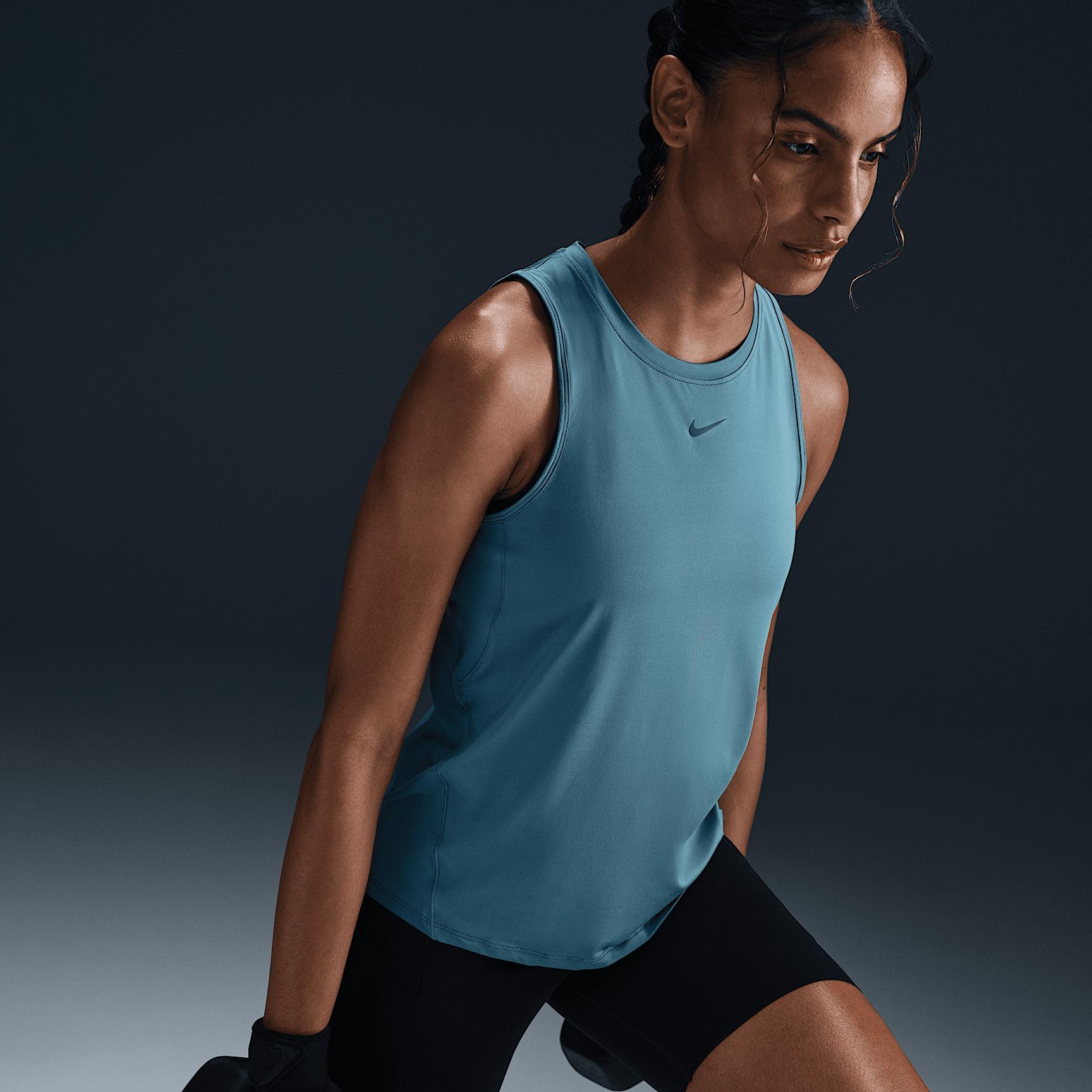 Nike Womens One Classic Dri-FIT Cropped Tank Top Product Image