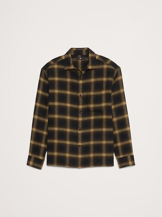 Relaxed-Fit Brushed Cotton Shirt Product Image