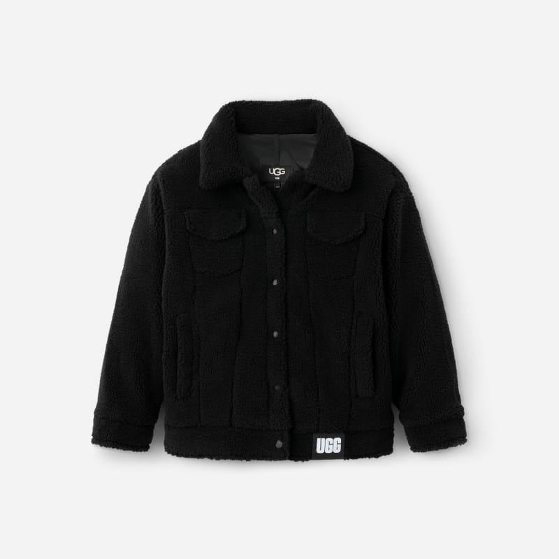 UGG Womens Frankie Sherpa Trucker Jacket Fleece/Recycled Materials Product Image
