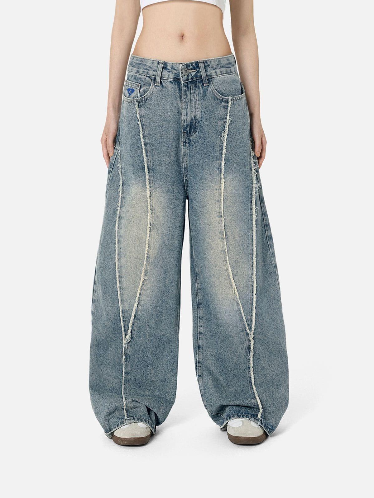 Aelfric Eden Fringe Baggy Jeans Product Image