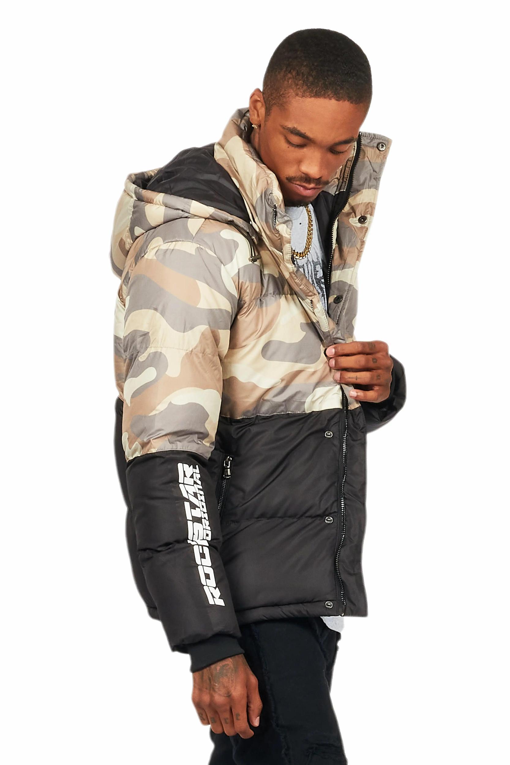 Jensen Camo Puffer Jacket Male Product Image