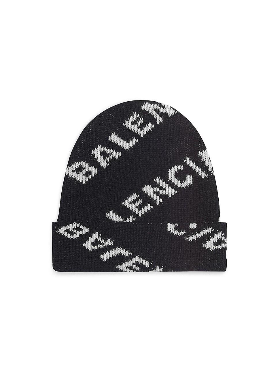 Mens Allover Logo Beanie Product Image