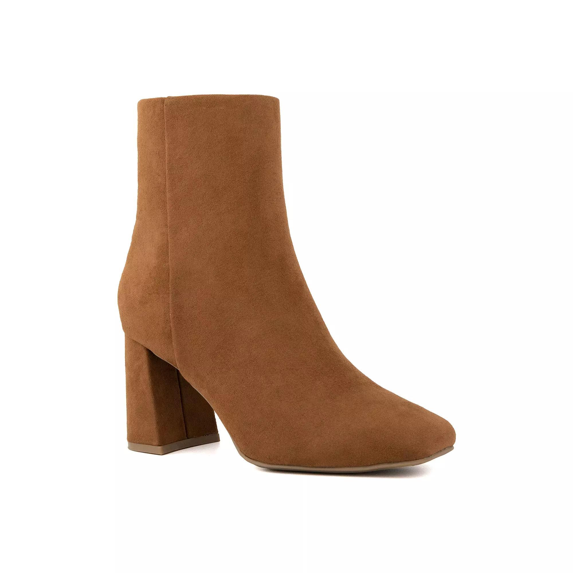 sugar Element Women's Closed Toe Dress Ankle Boots, Size: 7, Red Product Image
