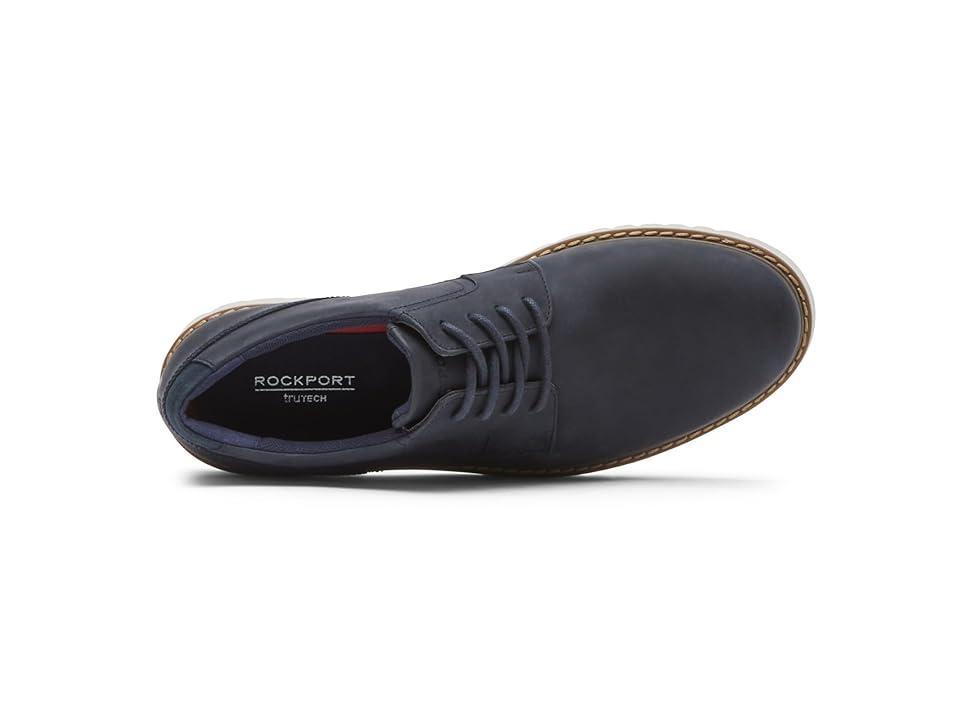 Rockport Maverick Plain Toe Oxford (New Dress Blues) Men's Lace Up Wing Tip Shoes Product Image