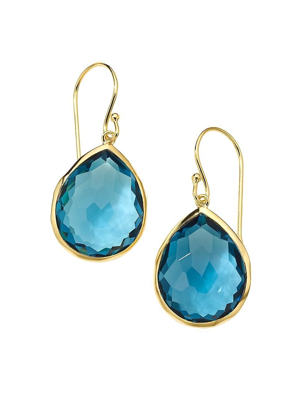 Small Teardrop Earrings in 18K Gold Product Image