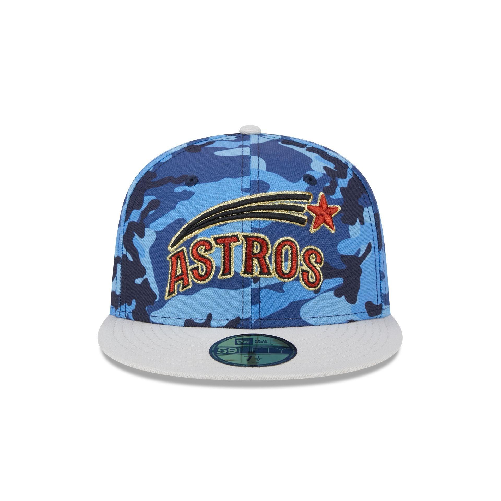 Houston Astros Blue Camo 59FIFTY Fitted Hat Male Product Image