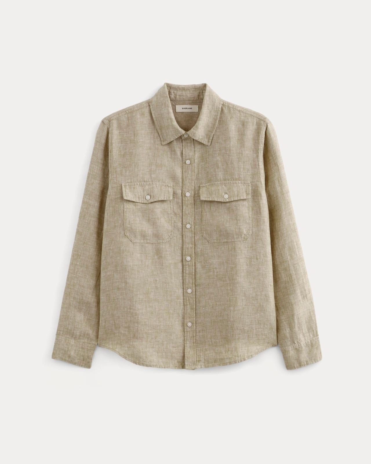 The Linen Utility Shirt Product Image