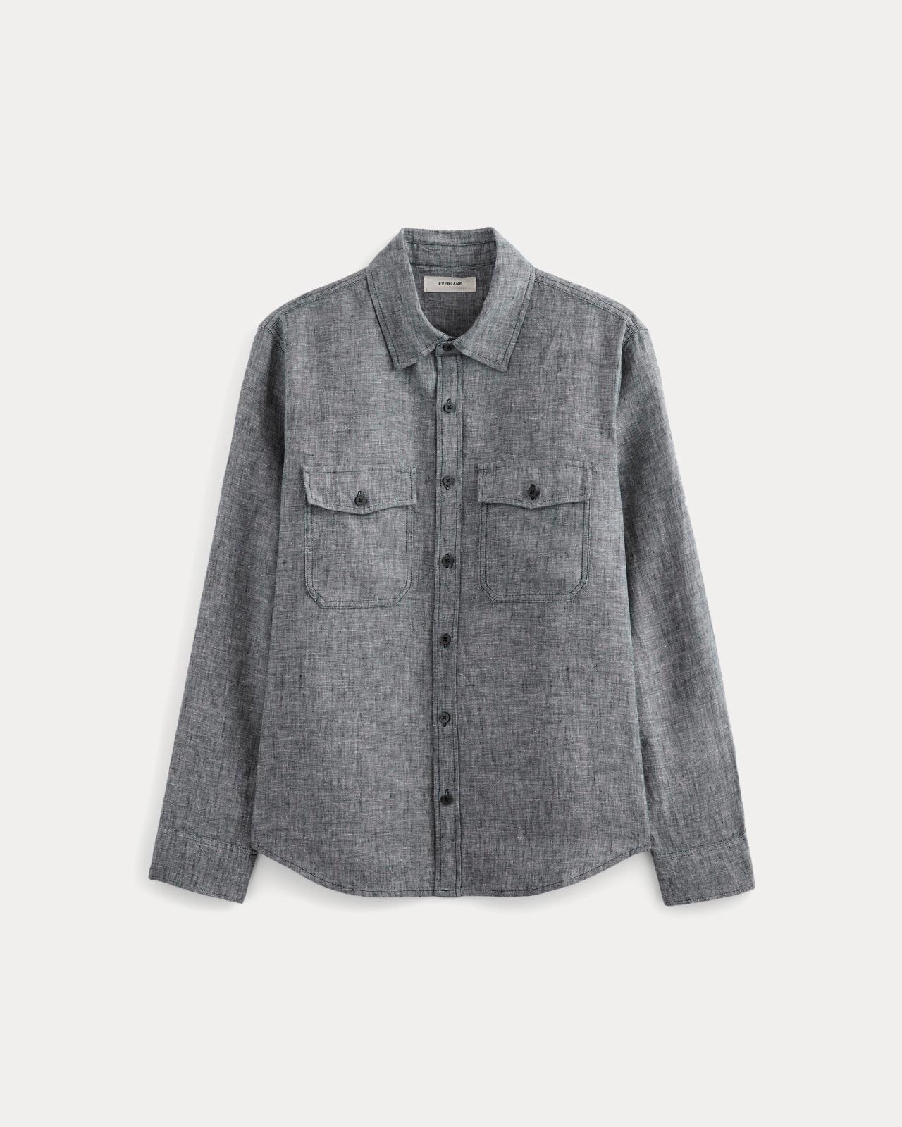 The Linen Utility Shirt Product Image
