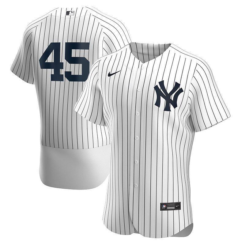 Men's Nike Gerrit Cole White New York Yankees Home Authentic Player Jersey, Size: 48 Product Image