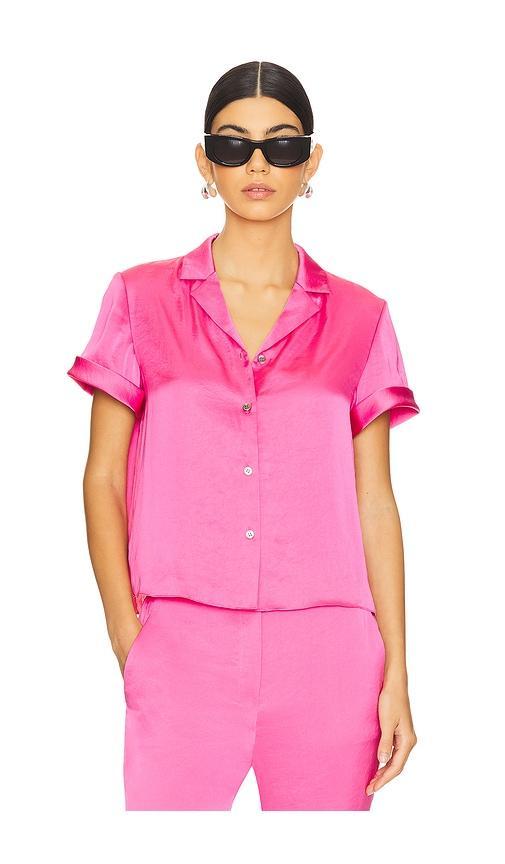 Short Sleeve Camp Shirt Theory Product Image