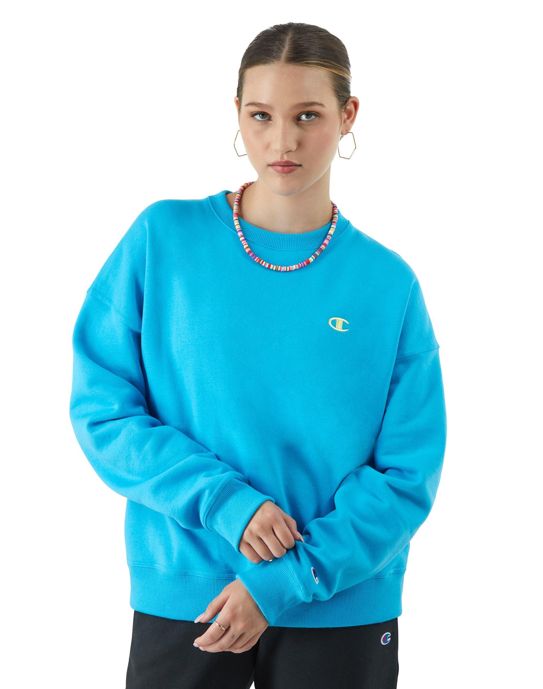 Champion Powerblend Crew (Lavish Lavender) Women's Sweatshirt Product Image