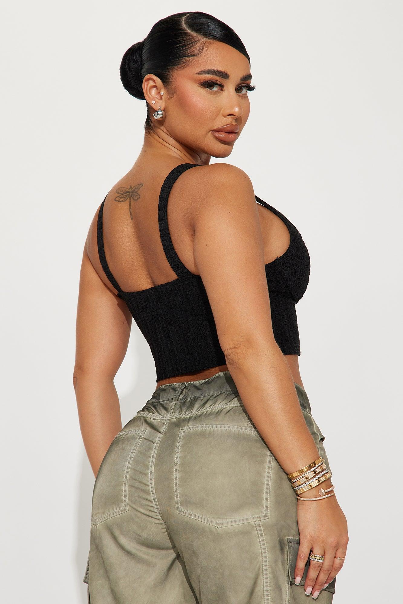 Love In Lake Como Corset Top - Black Product Image