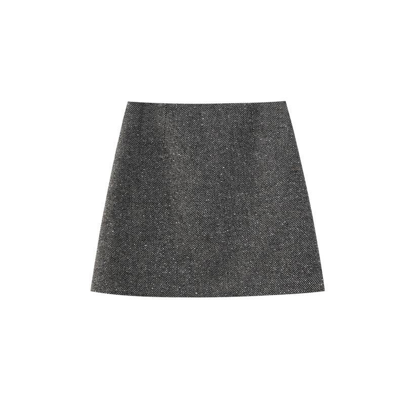 High Rise Plain Mini Pencil Skirt Product Image
