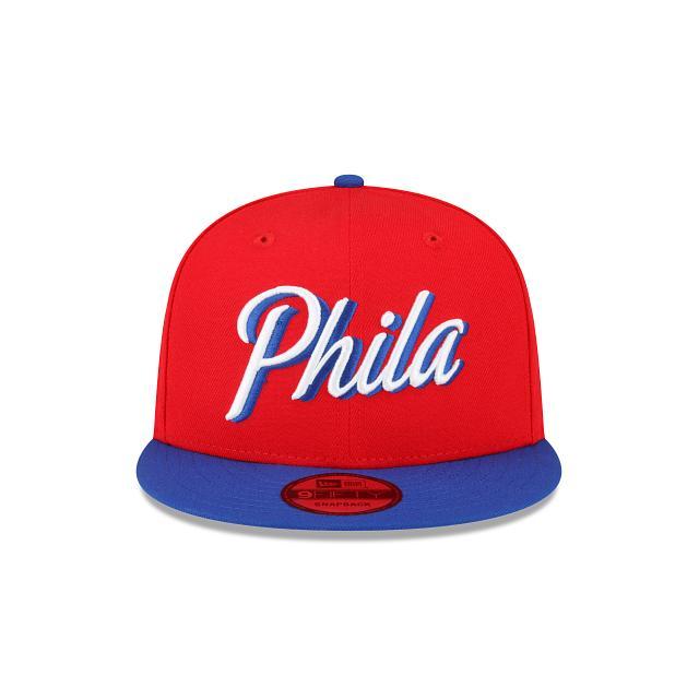 Philadelphia 76ers 2024 Statement Edition 9FIFTY Snapback Hat Male Product Image