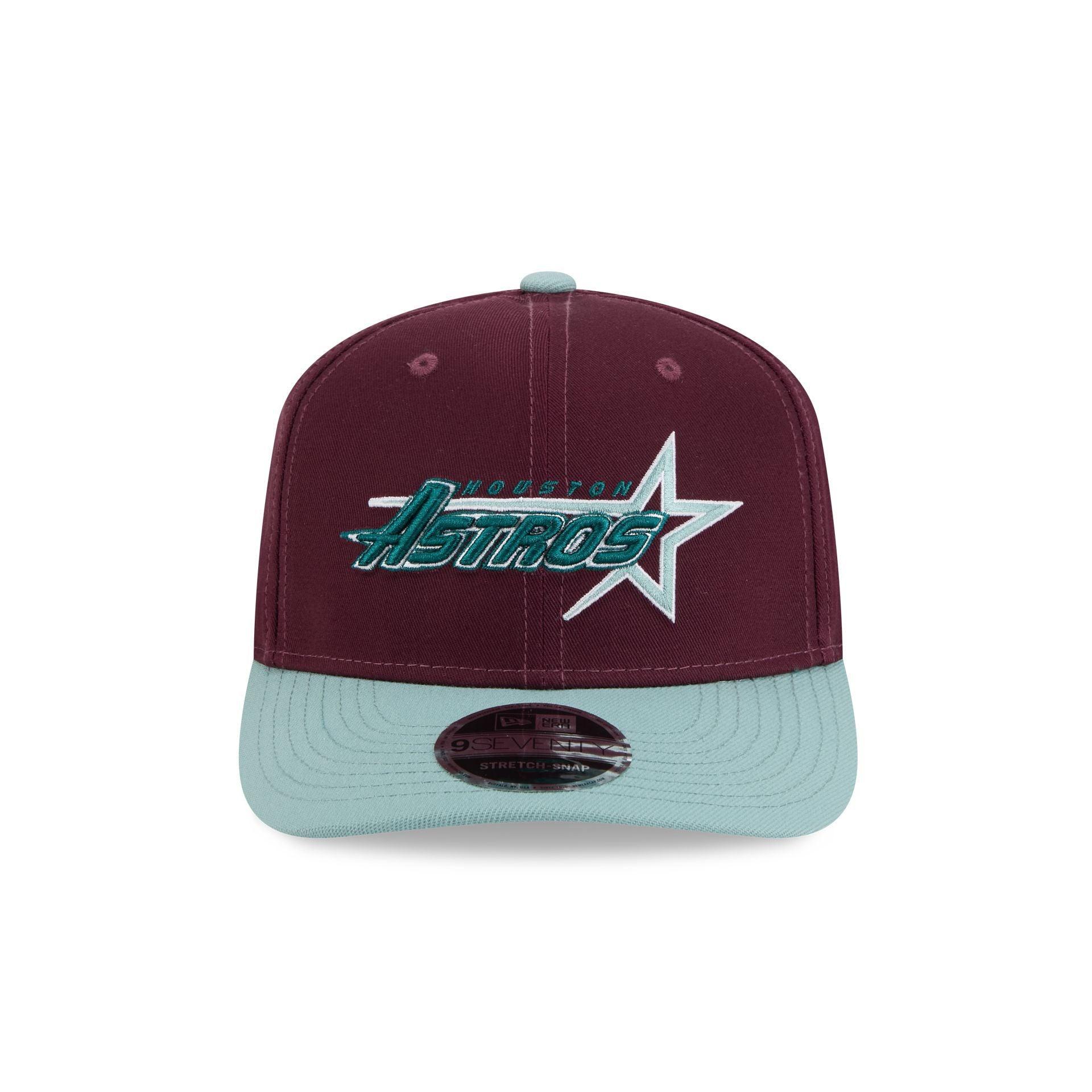 Houston Astros Maroon 9SEVENTY Stretch-Snap Hat Male Product Image