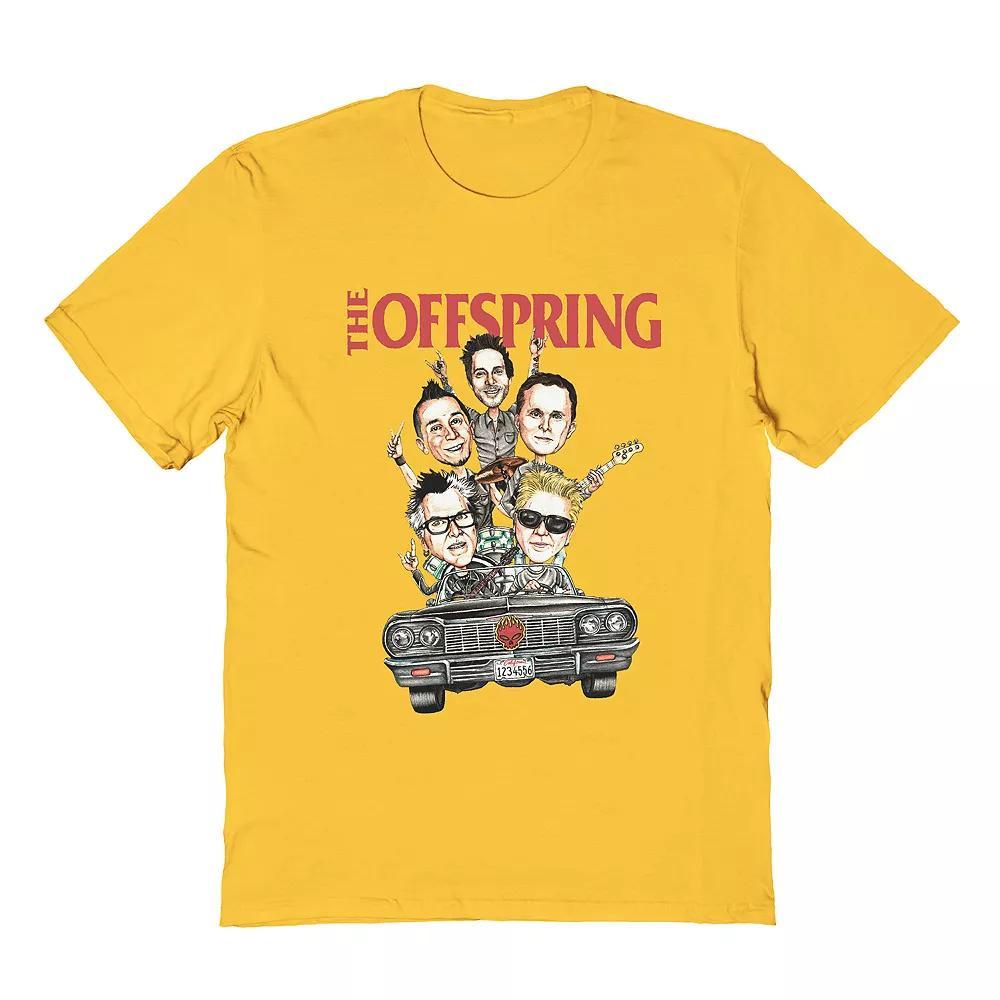 The Offspring Men's T-Shirt, Size: Small, Gold Product Image