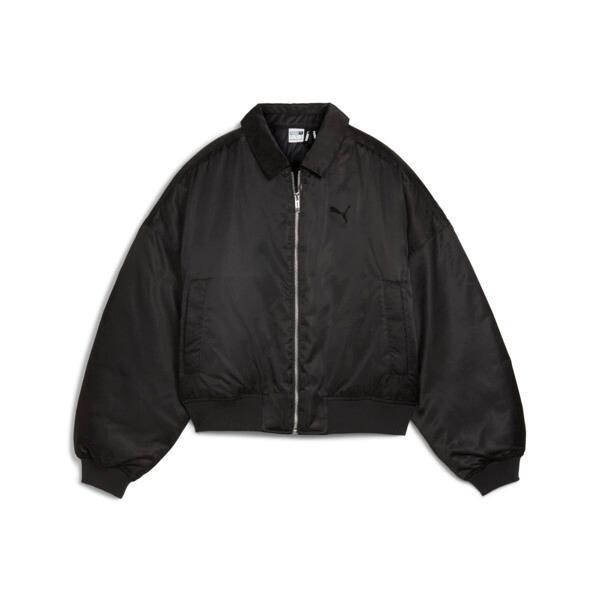 PUMA Women's Satin Bomber Jacket Product Image