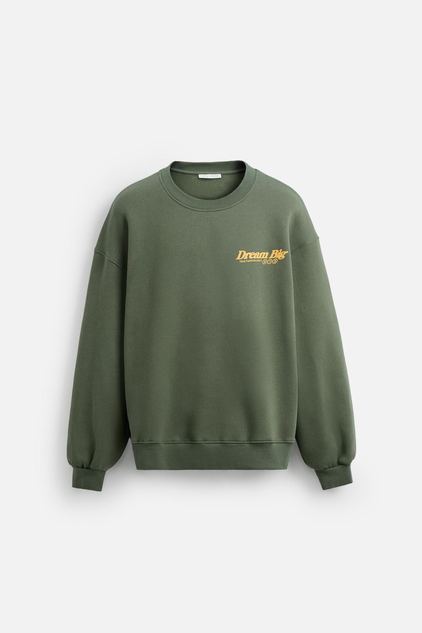 BOXY FIT PRINTED SWEATSHIRT Product Image