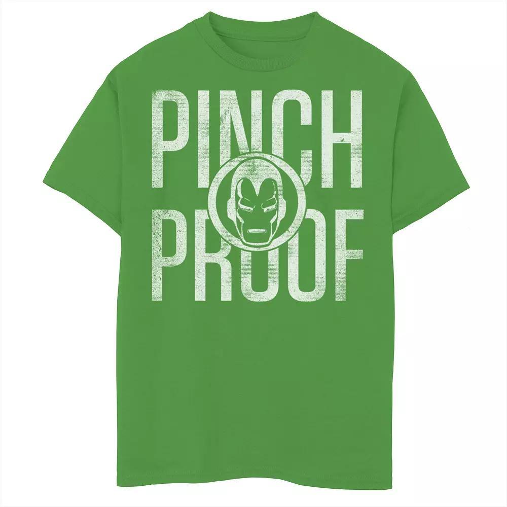 Boys 8-20 Marvel Iron Man Pinch Proof Graphic Tee, Boy's, Size: Medium, Kelly Product Image