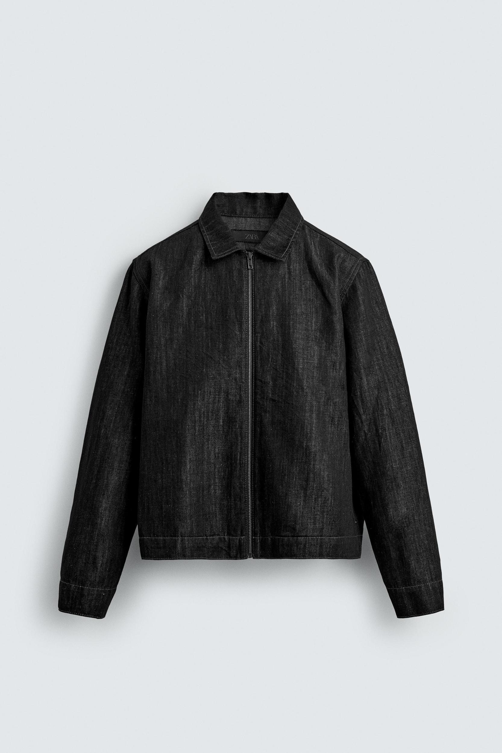 RELAXED FIT DENIM JACKET Product Image