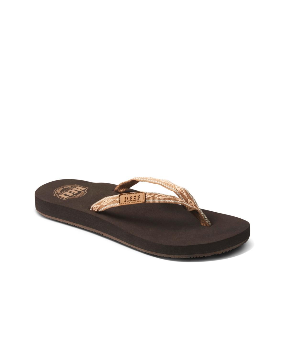 REEF Ginger Women's Flip Flop Sandals, Size: 9, Brown Peach Product Image