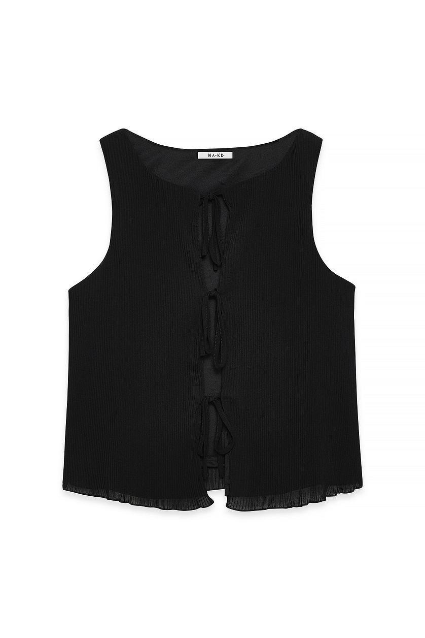 Tie Pleated Top Product Image