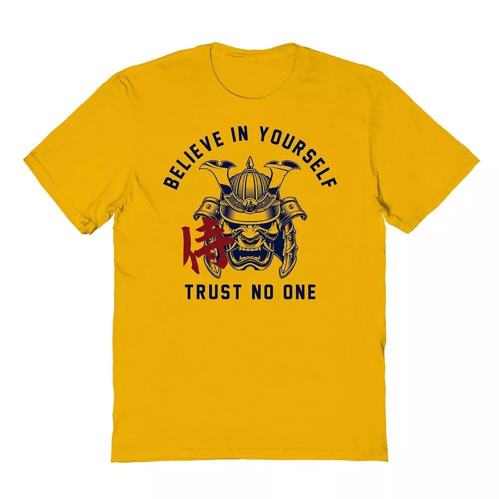 Men's Believe In Yourself Graphic Tee, Size: XXL, Gold Product Image