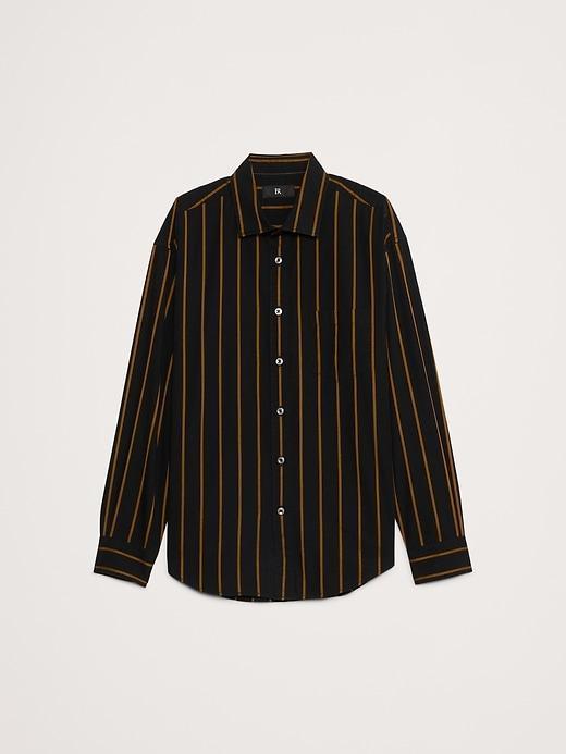 Relaxed-Fit Washed Cotton Poplin Shirt Product Image