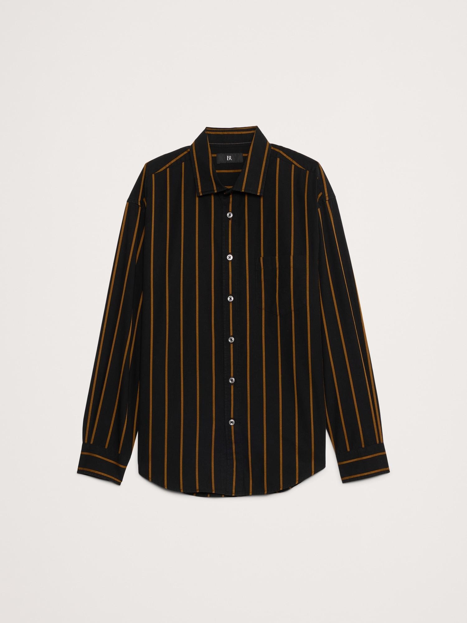 Relaxed-Fit Washed Cotton Poplin Shirt Product Image