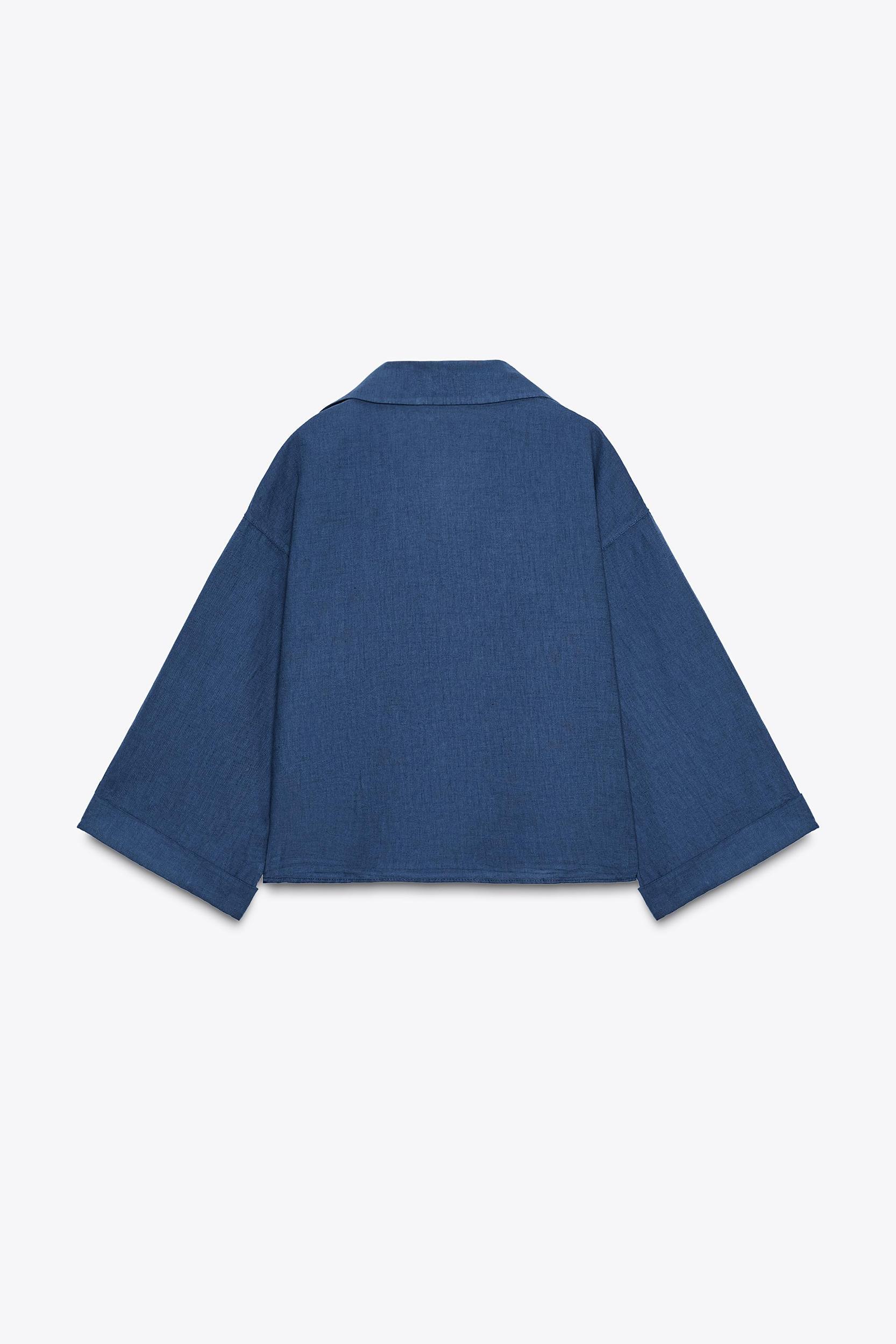 ZW COLLECTION LINEN SHIRT Product Image