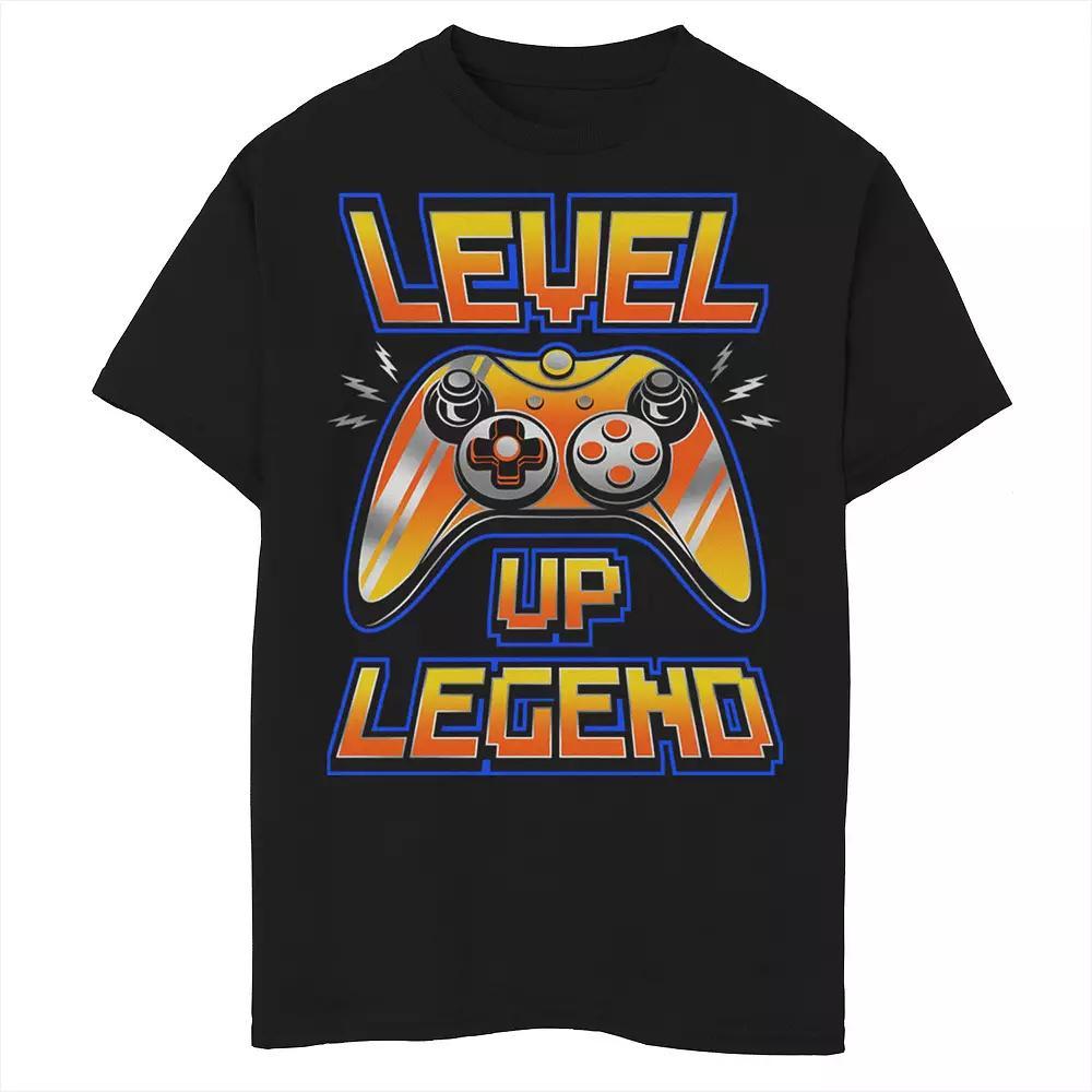 Boys 8-20 Fifth Sun Level Up Legend Controller Graphic Tee, Boy's, Size: Small, Black Product Image