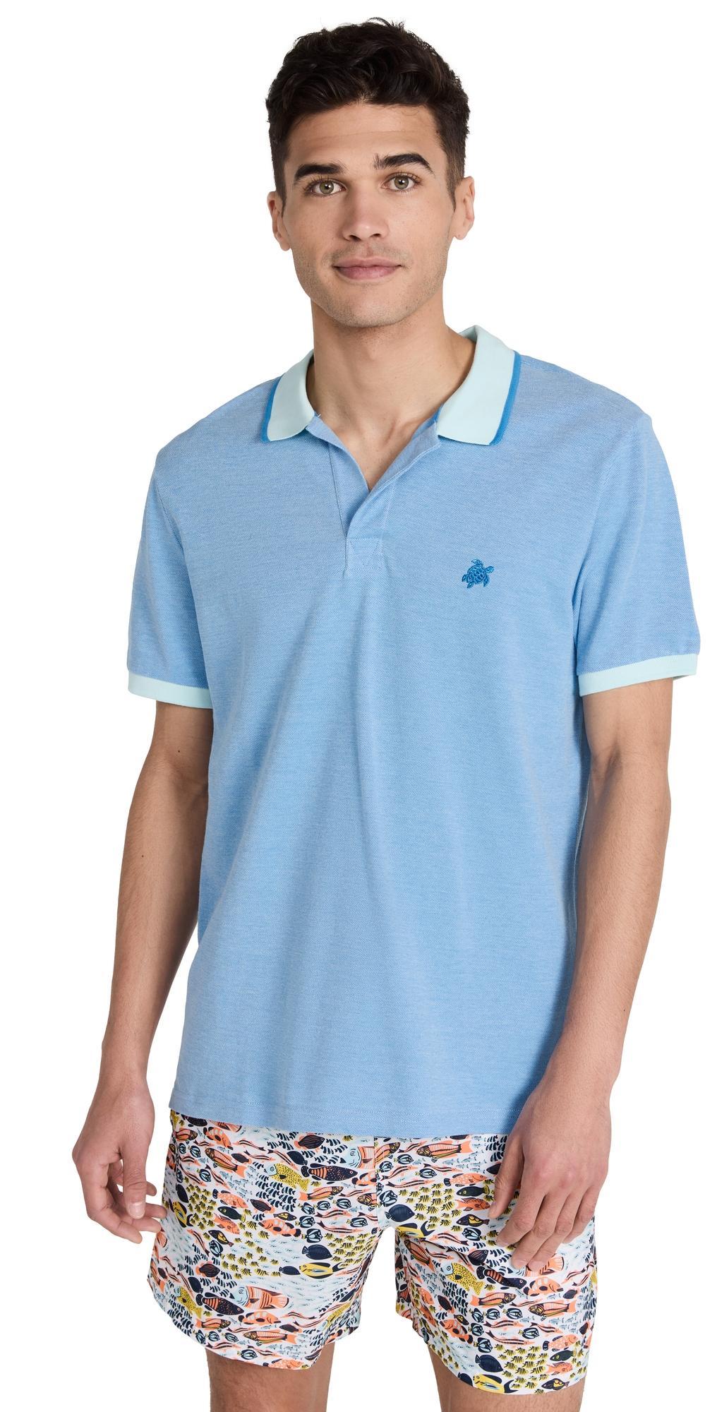 Mens Pique Polo Shirt Product Image