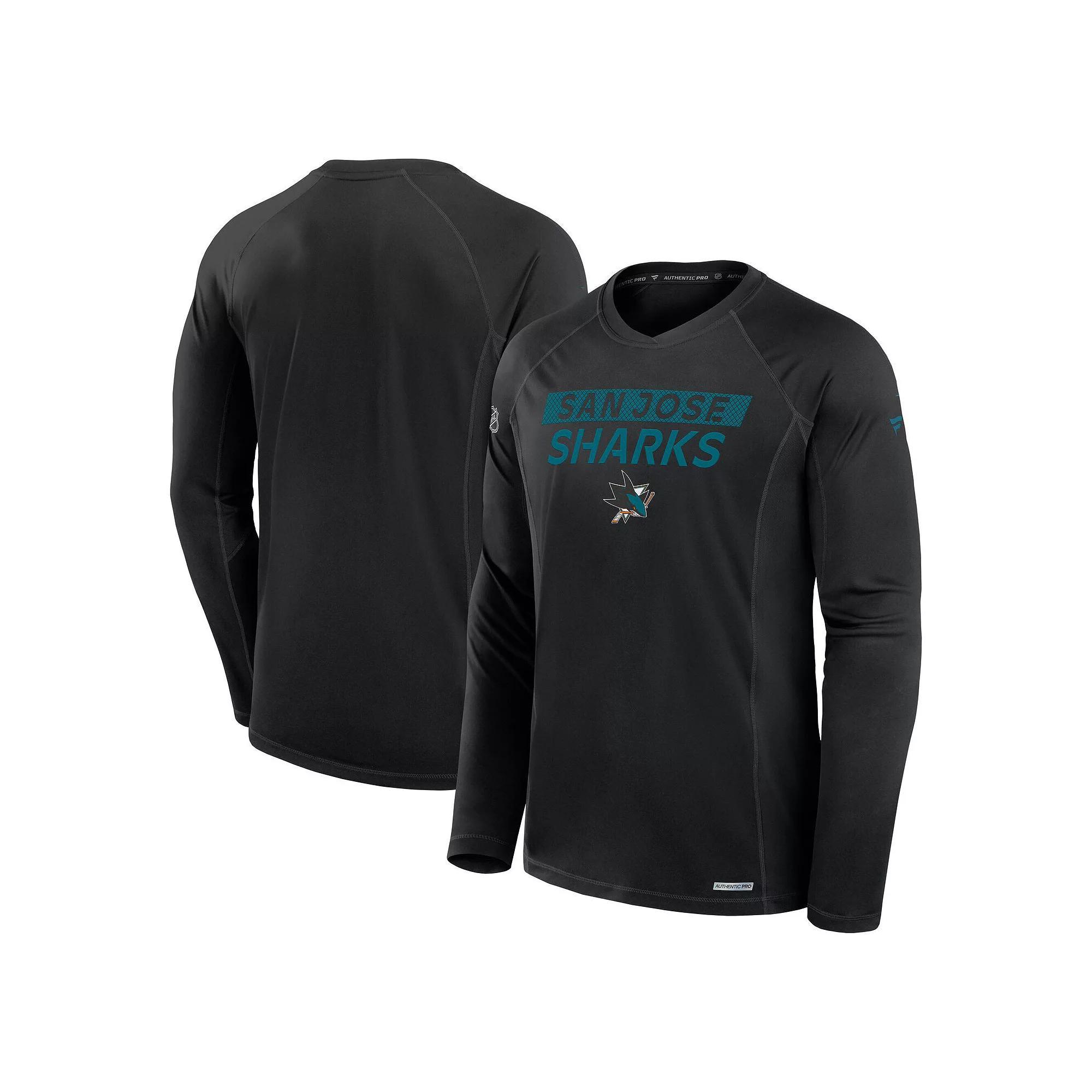 Men's Fanatics Blue Colorado Avalanche Authentic Pro Rink Tech Long Sleeve T-Shirt, Size: Small Product Image