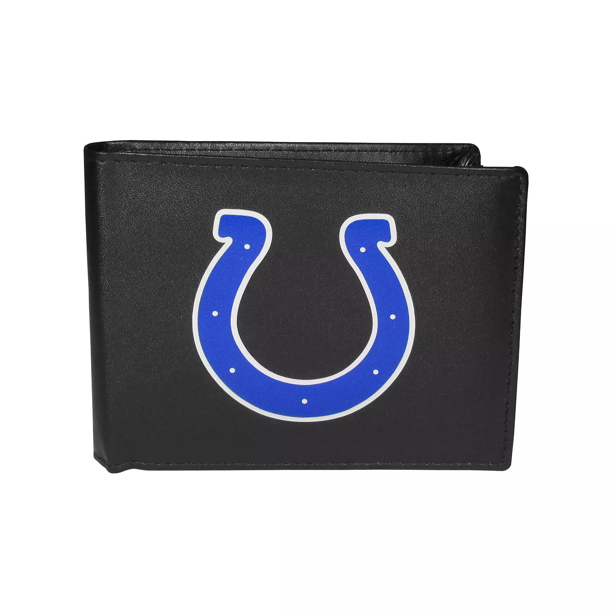 Men's Indianapolis Colts Leather Bi-Fold Wallet, Team Product Image
