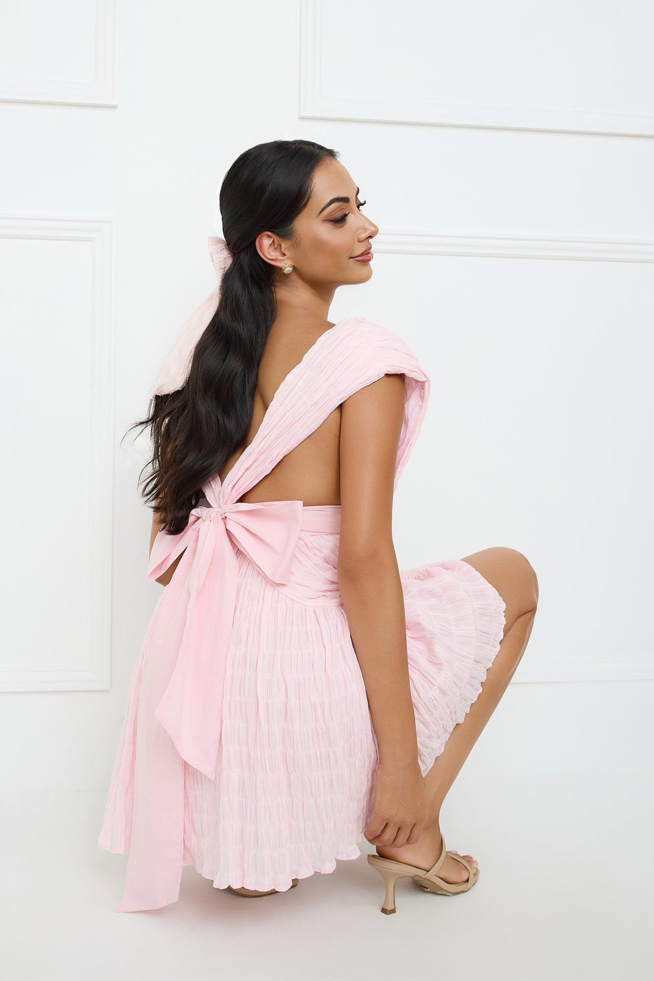 Light And Luxe Mini Dress Pink Product Image