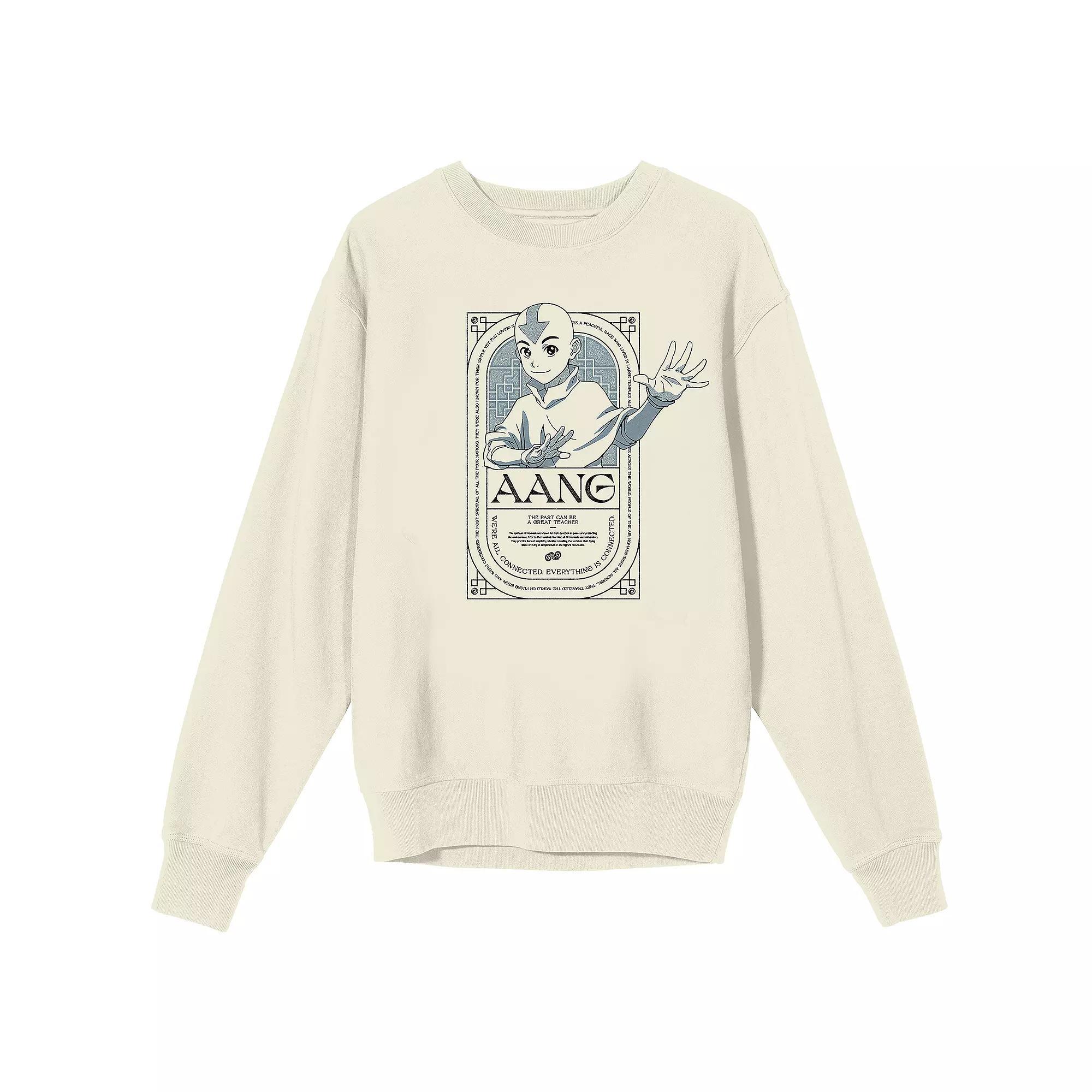 Men's Avatar The Last Airbender Long Sleeve Graphic Tee, Size: XL, Off White Product Image