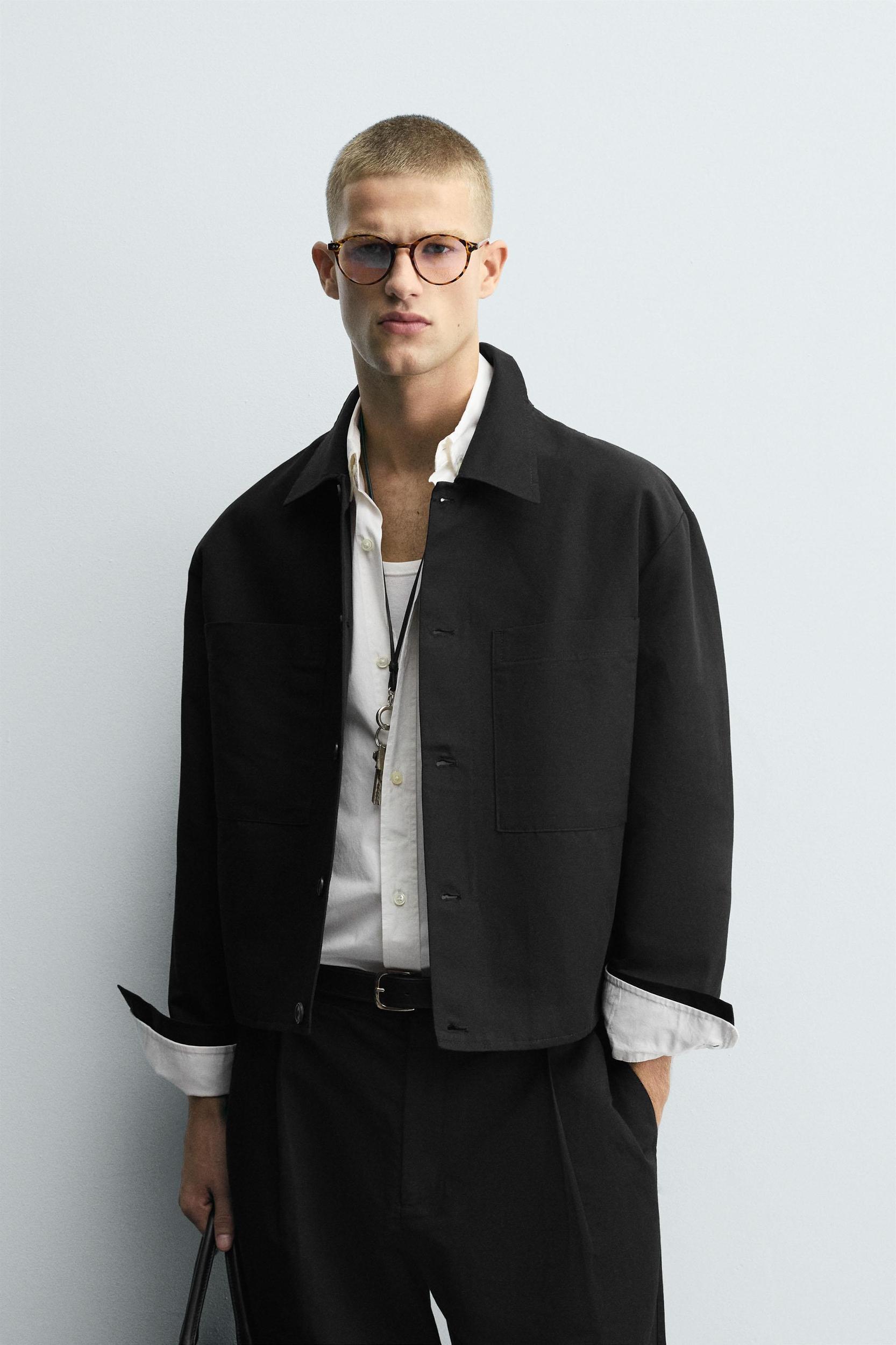 RELAXED FIT POCKET OVERSHIRT Product Image
