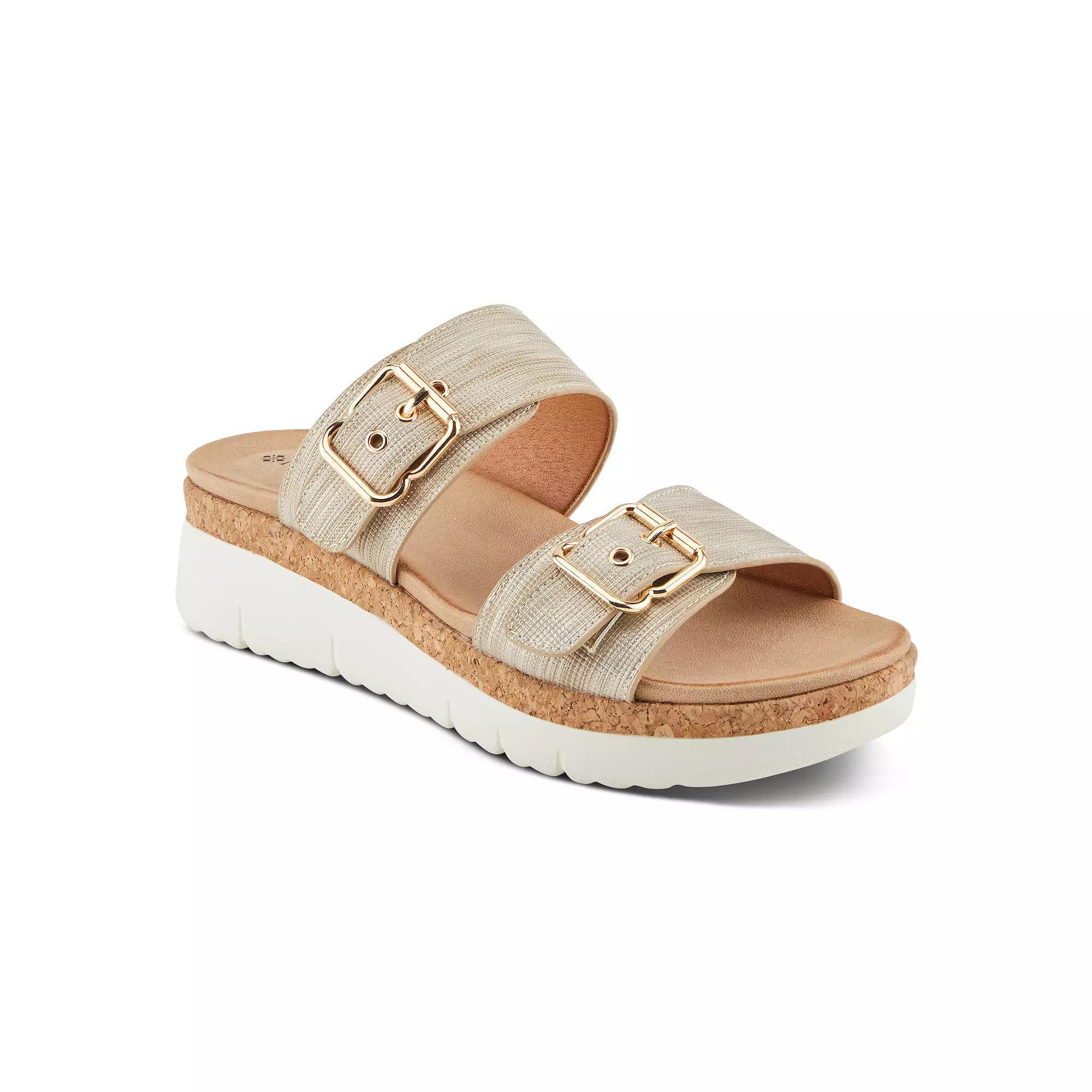 Patrizia Velvette Women's Wedge Sandals, Size: 36, Soft Gold Product Image