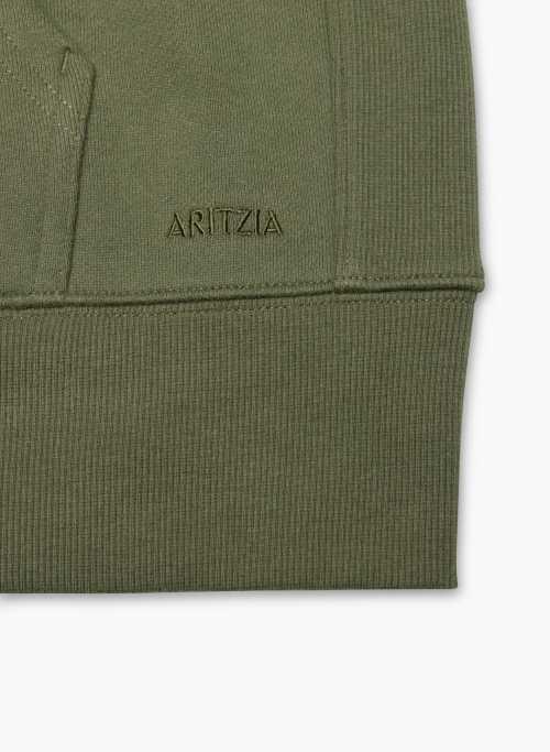 cozy fleece boyfriend zip hoodie Product Image