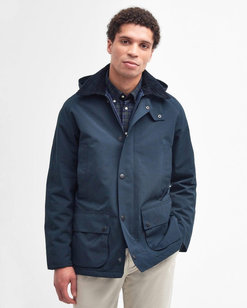 BARBOUR Winter Ashby Hooded Jacket In Navy Product Image