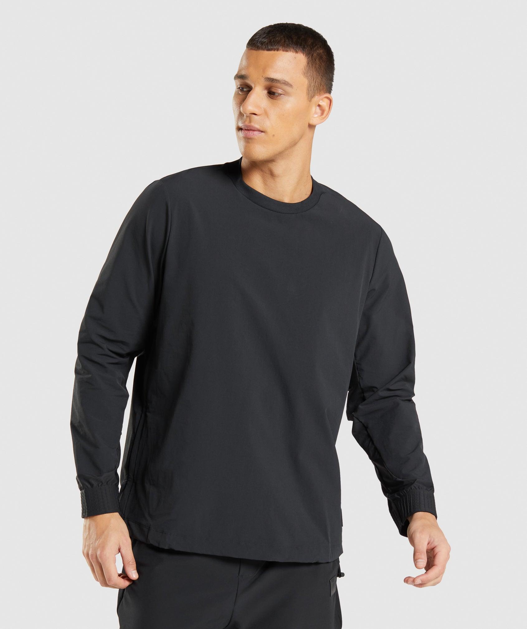 Gymshark Retake Crew - Black Male Product Image