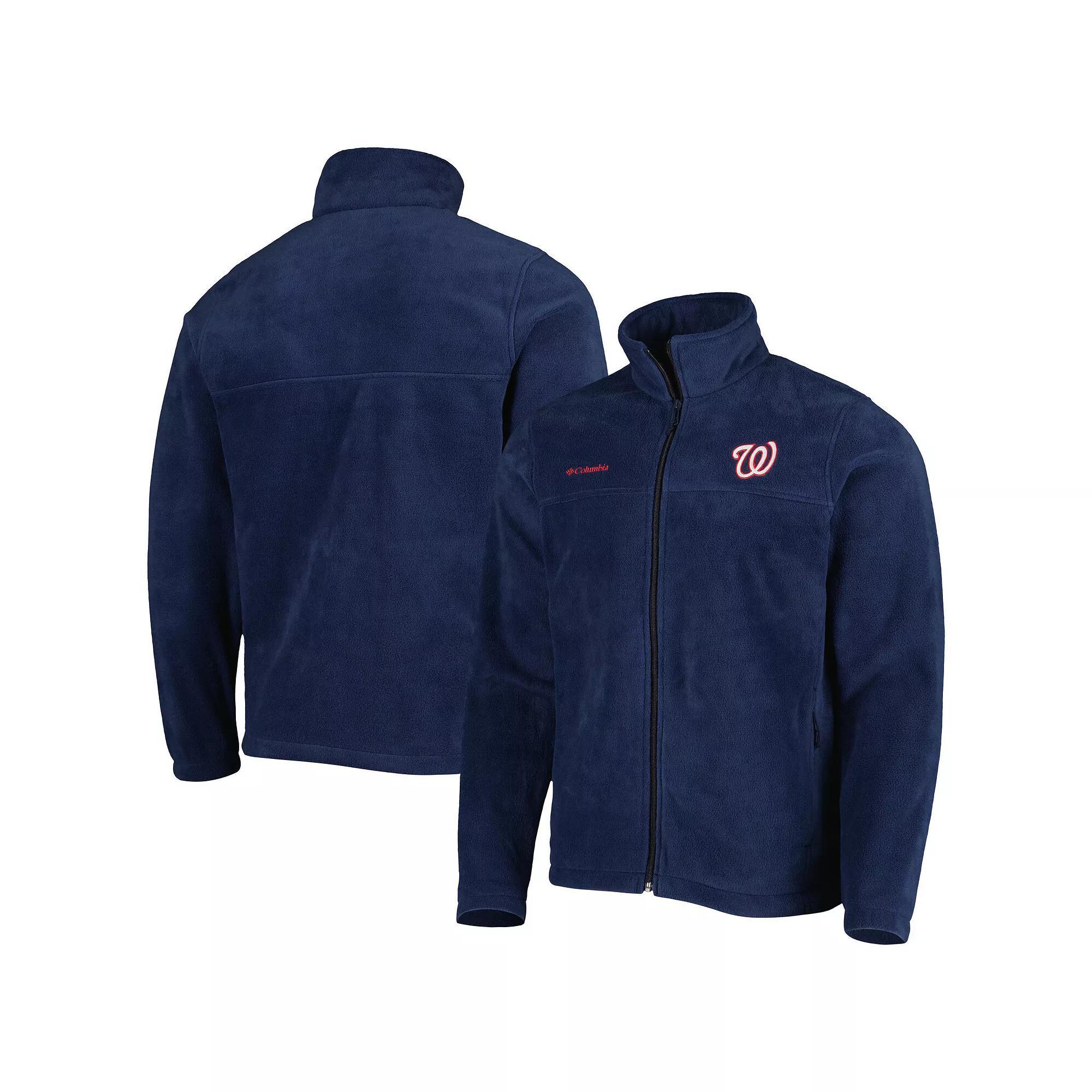 Men's Columbia Navy Washington Nationals Steens Mountain Full-Zip Jacket, Size: Small, Blue Product Image