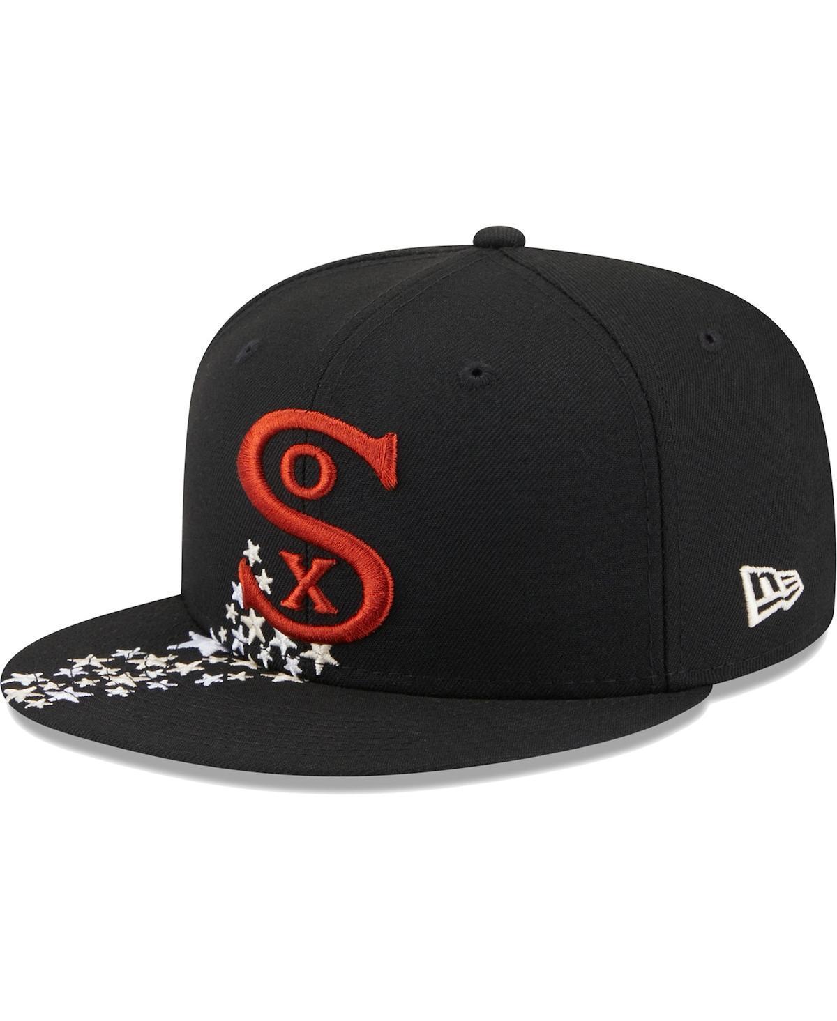 Men's New Era Black Chicago White Sox  Meteor 59FIFTY Fitted Hat, Size: 6 7/8 Product Image