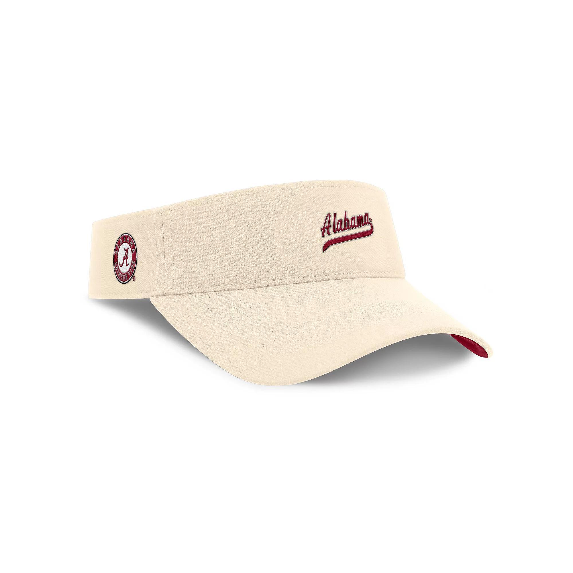 Men's Nike Natural Alabama Crimson Tide Primetime Ace Adjustable Visor, Beige Product Image