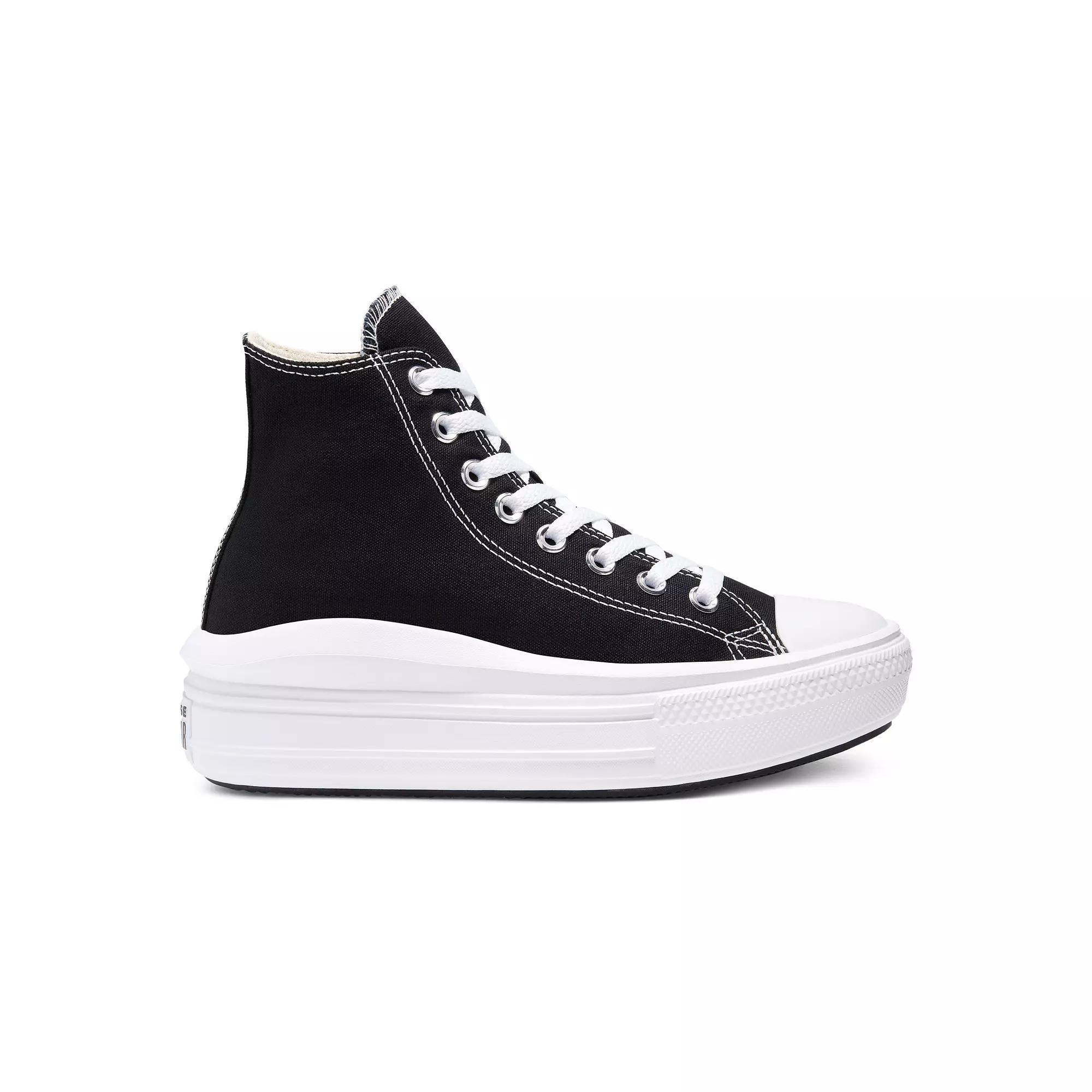 Converse Chuck Taylor All Star Move Women's High-Top Platform Sneakers, Size: 9, Black White Product Image