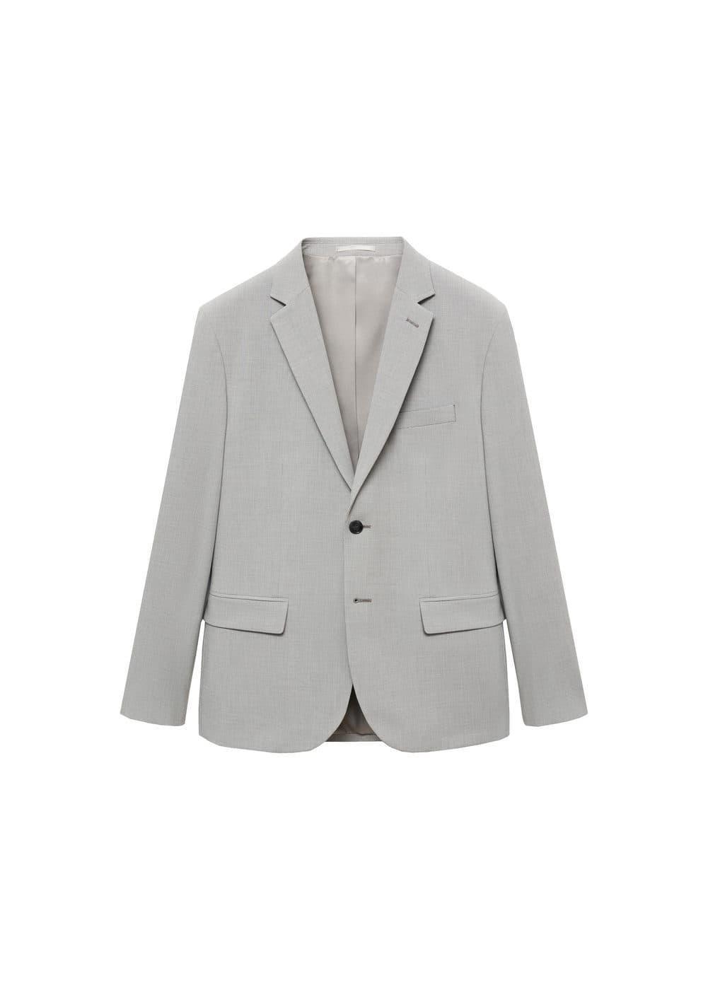 Super slim-fit suit jacket in stretch fabric - Men | MANGO USA Product Image