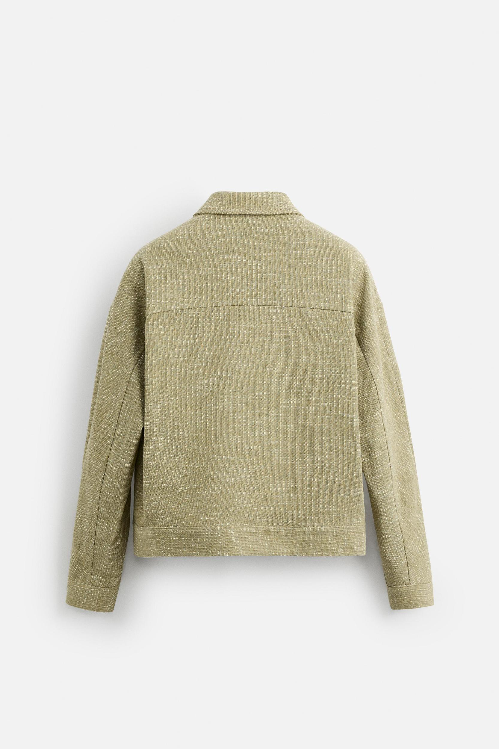 STRUCTURED ZIP OVERSHIRT Product Image