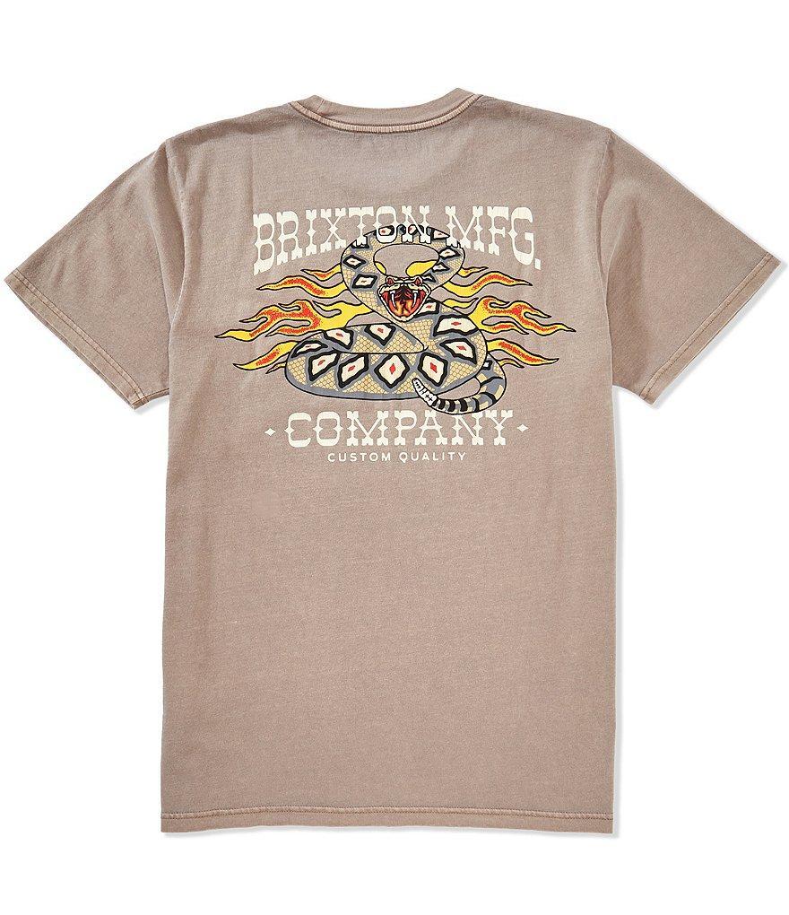Brixton Hardee Snake Graphic Short Sleeve T-Shirt Product Image