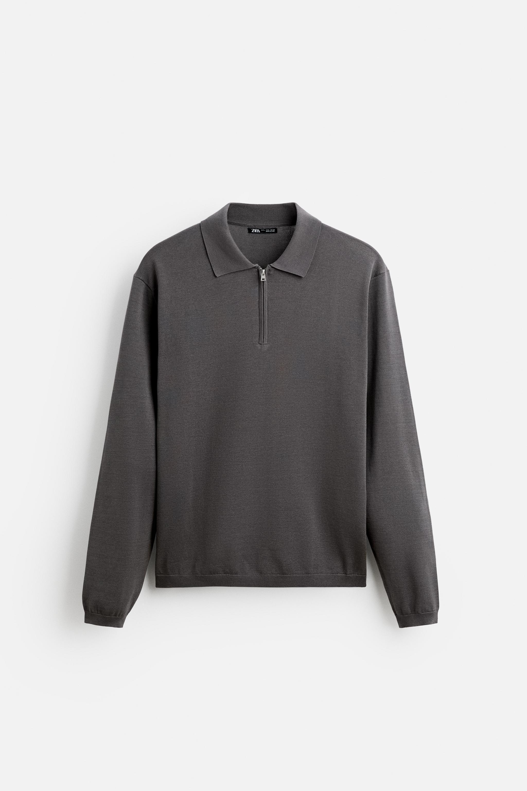 QUARTER ZIP KNIT POLO Product Image
