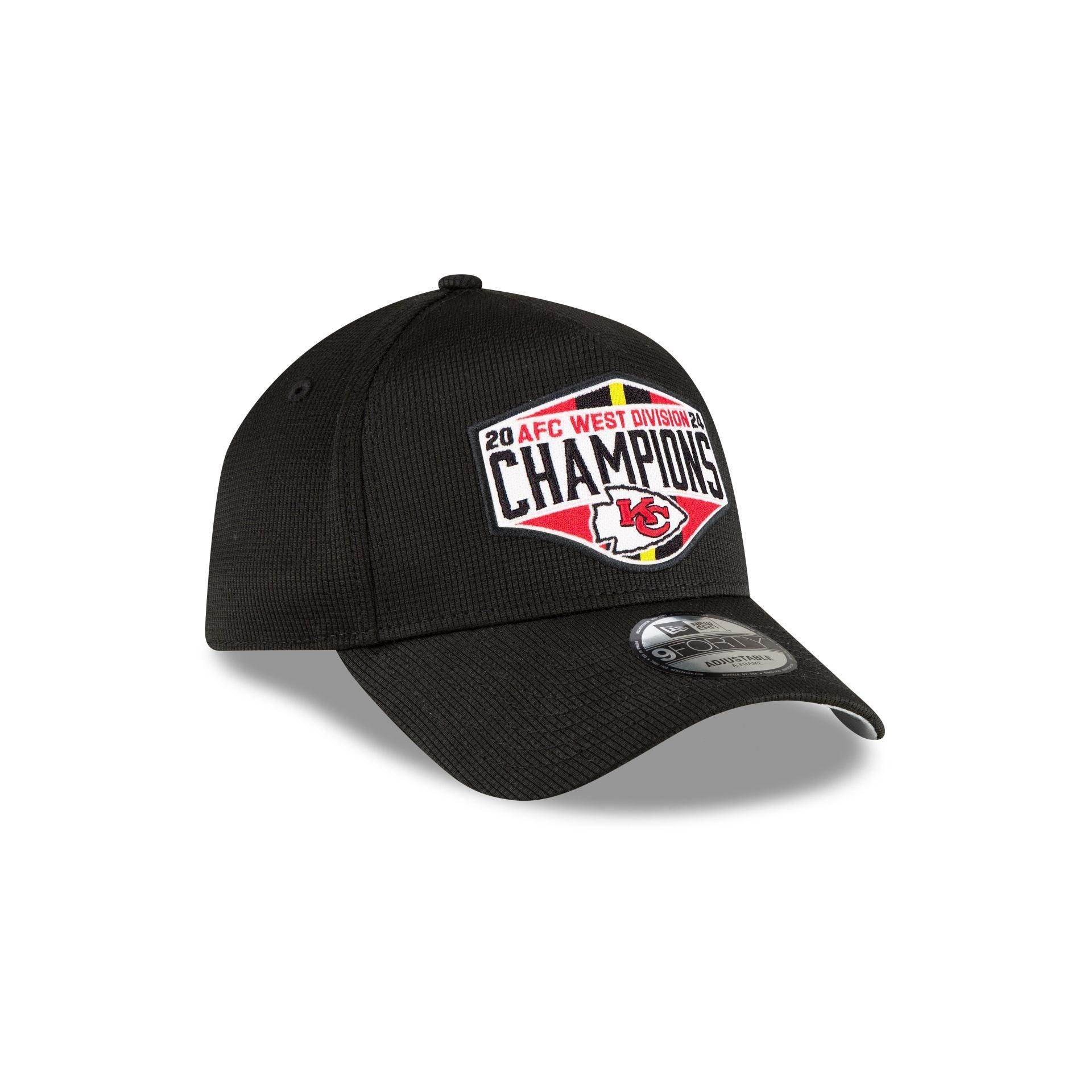 Detroit Lions 2024 Division Champion Locker Room 9FORTY A-Frame Snapback Hat Male Product Image